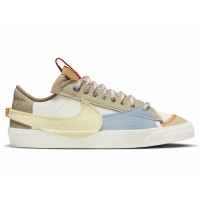 Женские кроссовки Nike Blazer Low 77 Jumbo Sail Alabaster Celestine Blue (W)