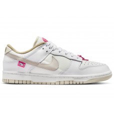 Женские кроссовки Nike Dunk Low Pink Bling (W)