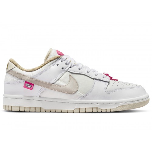 Кроссы Nike Dunk Low Pink Bling (W) - женская сетка размеров