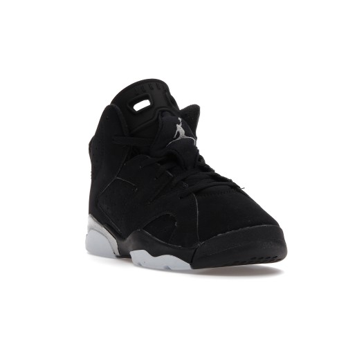 Кроссы Jordan 6 Retro Chrome Metallic Silver (PS) - детская сетка размеров