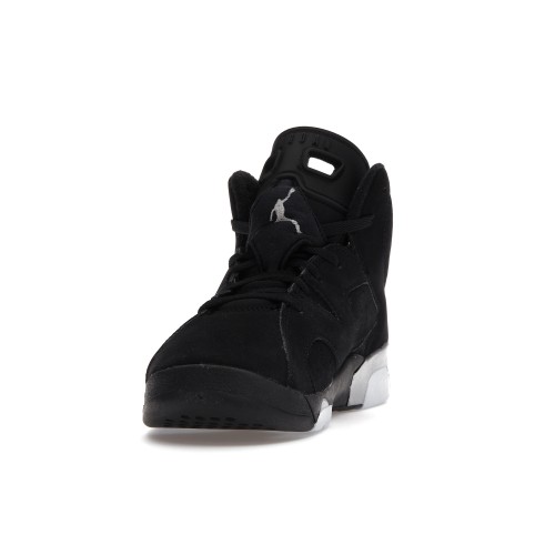 Кроссы Jordan 6 Retro Chrome Metallic Silver (PS) - детская сетка размеров