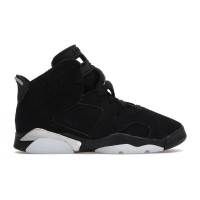 Детские кроссовки Jordan 6 Retro Chrome Metallic Silver (PS)