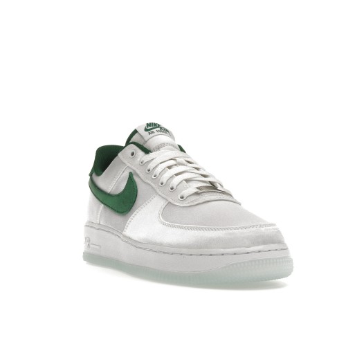Кроссы Nike Air Force 1 Low 07 Satin White Pine Green (W) - женская сетка размеров
