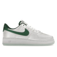 Женские кроссовки Nike Air Force 1 Low 07 Satin White Pine Green (W)