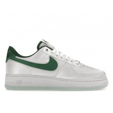 Женские кроссовки Nike Air Force 1 Low 07 Satin White Pine Green (W)