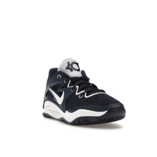 Кроссы Nike KD 15 TB Midnight Navy (White Tongue) - мужская сетка размеров