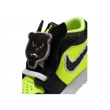 Малышам Jordan 1 Low Alt SE Black Cat Volt (TD)