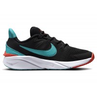 Подростковые кроссовки Nike Star Runner 4 Black Bright Crimson White Dusty Cactus (GS)