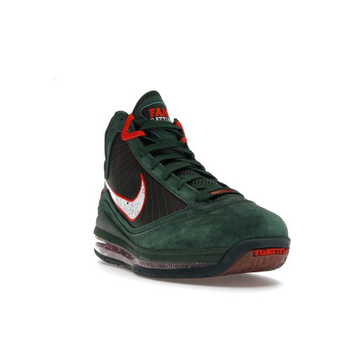 Кроссы Nike LeBron 7 FAMU Gorge Green - мужская сетка размеров