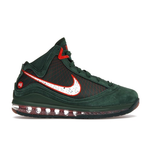 Кроссы Nike LeBron 7 FAMU Gorge Green - мужская сетка размеров