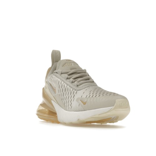 Кроссы Nike Air Max 270 Light Bone Sail Coconut Milk Sesame (W) - женская сетка размеров