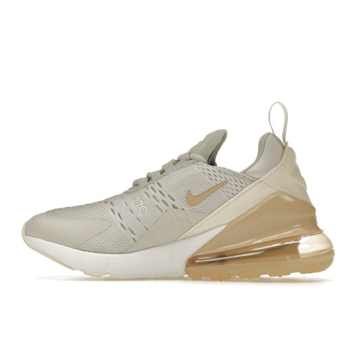 Кроссы Nike Air Max 270 Light Bone Sail Coconut Milk Sesame (W) - женская сетка размеров