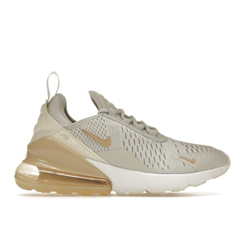 Кроссы Nike Air Max 270 Light Bone Sail Coconut Milk Sesame (W) - женская сетка размеров