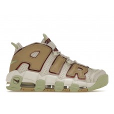 Женские кроссовки Nike Air More Uptempo Light Bone Alligator (W)