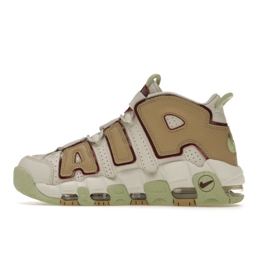 Кроссы Nike Air More Uptempo Light Bone Alligator (W) - женская сетка размеров