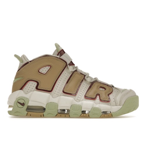 Кроссы Nike Air More Uptempo Light Bone Alligator (W) - женская сетка размеров