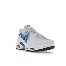 Nike Air Max Plus Spray Paint Swoosh White Blue
