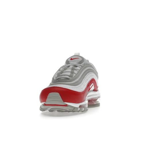 Кроссы Nike Air Max 97 White University Red - мужская сетка размеров