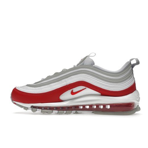 Кроссы Nike Air Max 97 White University Red - мужская сетка размеров