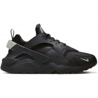 Кроссовки Nike Air Huarache Black Metallic Silver Mini Swoosh
