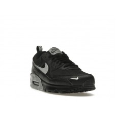 Nike Air Max 90 Black Metallic Silver Mini Swoosh