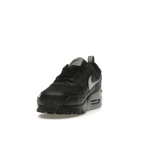 Nike Air Max 90 Black Metallic Silver Mini Swoosh