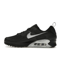 Nike Air Max 90 Black Metallic Silver Mini Swoosh