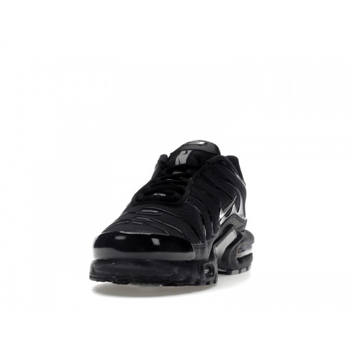 Кроссы Nike Air Max Plus Mini Swoosh Black Silver - мужская сетка размеров