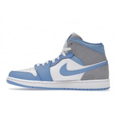 Jordan 1 Mid University Blue Grey