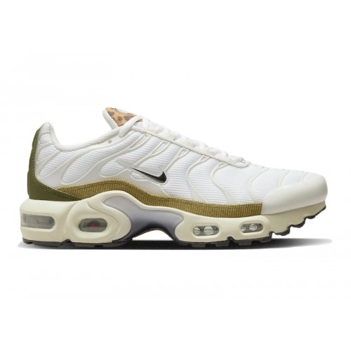 Кроссы Nike Air Max Plus White Leopard - мужская сетка размеров