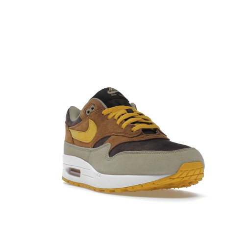 Кроссы Nike Air Max 1 PRM Duck Pecan Yellow Ochre - мужская сетка размеров