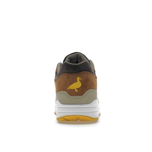 Кроссы Nike Air Max 1 PRM Duck Pecan Yellow Ochre - мужская сетка размеров