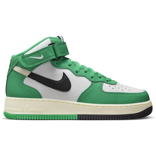 Кроссы Nike Air Force 1 Mid LV8 Split White Stadium Green - мужская сетка размеров