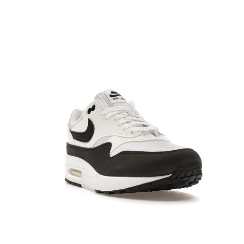 Кроссы Nike Air Max 1 White Black Neutral Grey (W) - женская сетка размеров