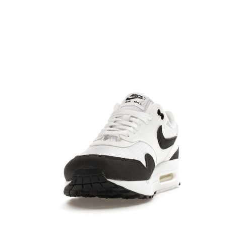 Кроссы Nike Air Max 1 White Black Neutral Grey (W) - женская сетка размеров