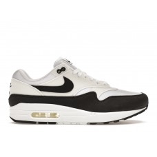 Женские кроссовки Nike Air Max 1 White Black Neutral Grey (W)