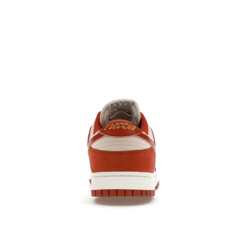 Кроссы Nike Dunk Low LX Light Orewood Brown Rugged Orange (W) - женская сетка размеров