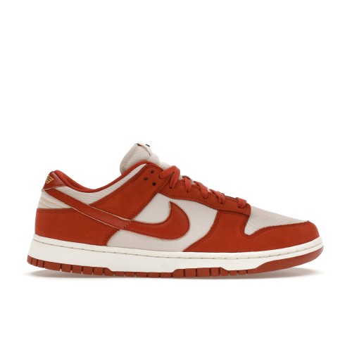 Кроссы Nike Dunk Low LX Light Orewood Brown Rugged Orange (W) - женская сетка размеров