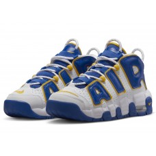 Подростковые кроссовки Nike Air More Uptempo Game Royal Yellow Ochre (GS)