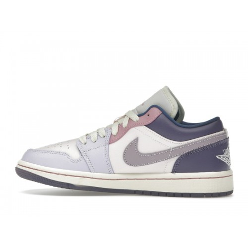 Wmns Air Jordan 1 Low Pastel Plum - женская сетка размеров