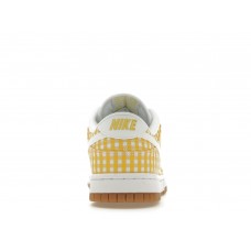 Женские кроссовки Nike Dunk Low Yellow Gingham (W)