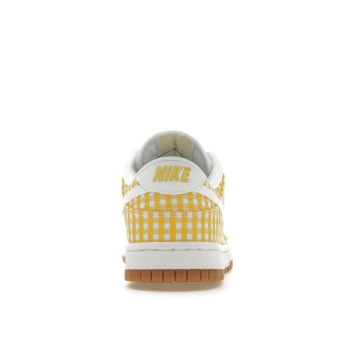 Кроссы Nike Dunk Low Yellow Gingham (W) - женская сетка размеров