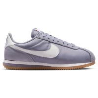 Женские кроссовки Nike Cortez Textile Cement Grey Gum Light Brown Safety Orange Sail (W)