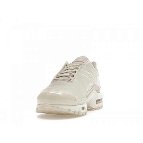 Кроссы Nike Air Max Plus Premium Cream Beige (W) - женская сетка размеров