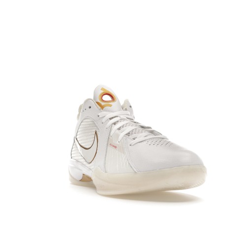 Кроссы Nike KD 3 Retro White Metallic Gold - мужская сетка размеров