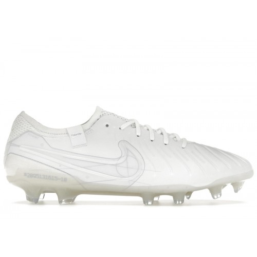 Nike Tiempo Legend 10 Elite FG Triple White - мужская сетка размеров