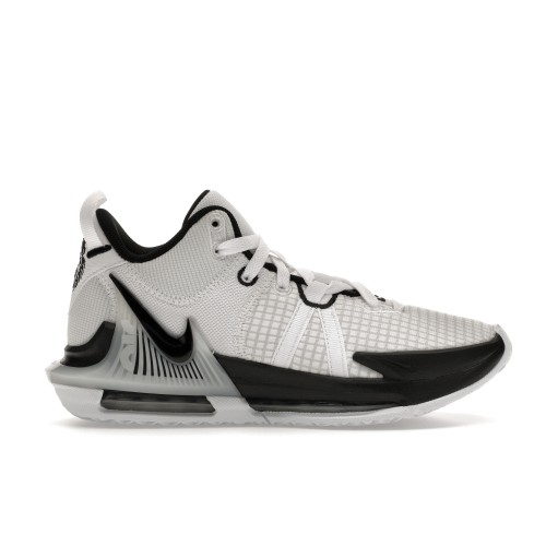 Кроссы Nike LeBron Witness 7 TB White Black - мужская сетка размеров