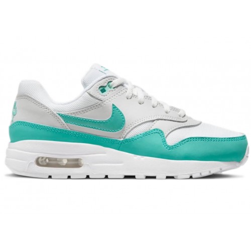 Кроссы Nike Air Max 1 Clear Jade (GS) - подростковая сетка размеров