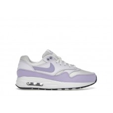 Подростковые Nike Air Max 1 Platinum Tint Barely Grape Black Hydrangeas (GS)