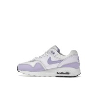 Подростковые Nike Air Max 1 Platinum Tint Barely Grape Black Hydrangeas (GS)